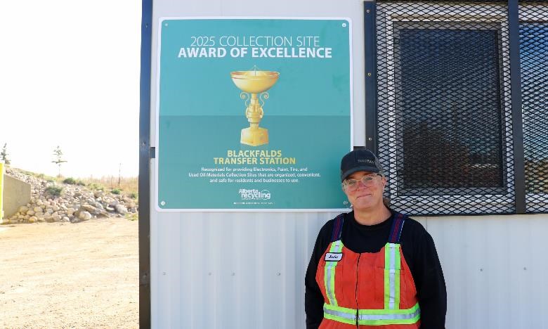 Blackfalds Transfer Station Receives Award of Excellence