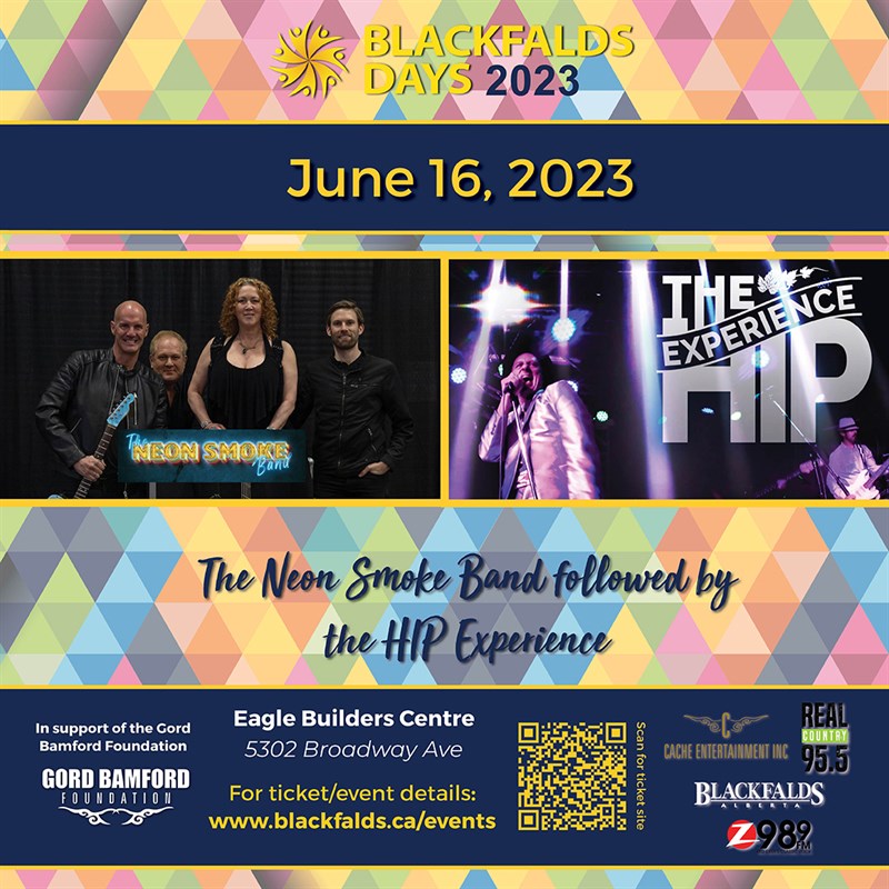 Cancelled: Blackfalds Days Concert - Neon Smoke Band and the HIP Experience