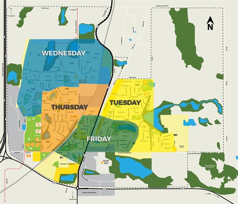 Tuesday Waste & Recycling Pick Up